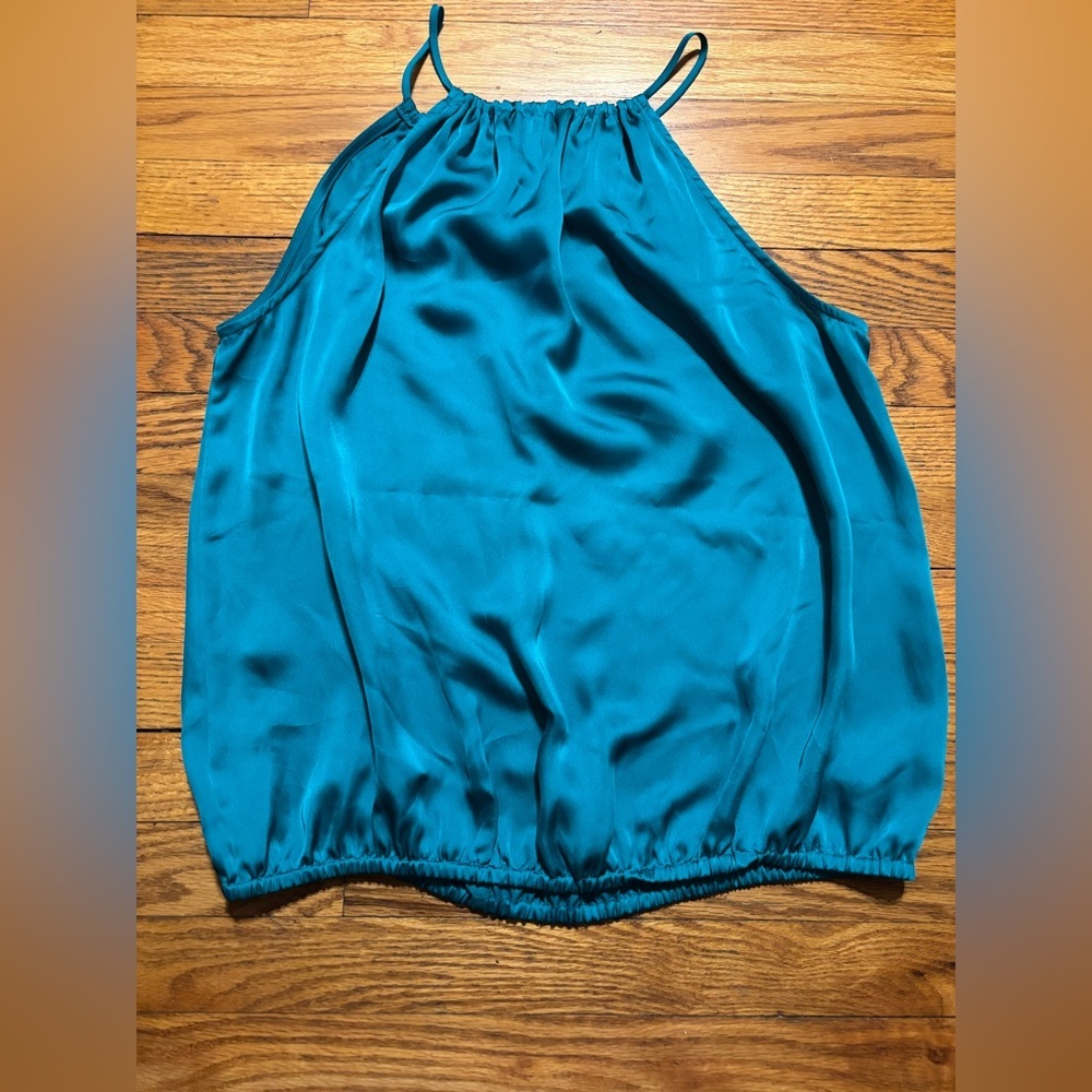 Violet & Claire Teal Sleeveless Top - Picture 5 of 7